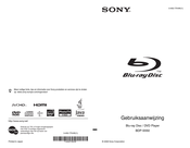 Sony BDP-S550 Gebruiksaanwijzing