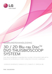 LG 3D/2D Blu-ray Disc SH86SG-F Gebruikershandleiding