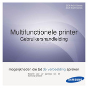 Samsung SCX-4 28 Series Gebruikershandleiding