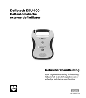 Defibtech DDU-100 Gebruikershandleiding