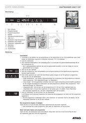 Atag VA6711NT Korte Handleiding