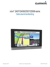 Garmin Nuvi 2507 Series Gebruikershandleiding