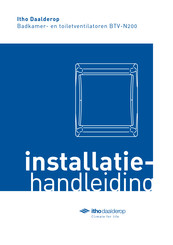 Itho Daalderop BTV-N200 Installatiehandleiding