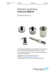 Endress+Hauser Solitrend MMP40 Beknopte Handleiding