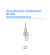 Nokia BH-800 Gebruikershandleiding