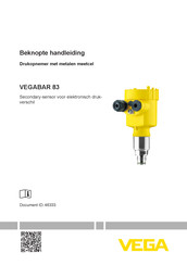 Vega VEGABAR 83 Beknopte Handleiding