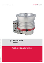 Pfeiffer Vacuum HiPace 800 P Gebruiksaanwijzing