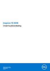 Dell Inspiron 15 5518 Onderhoudshandleiding