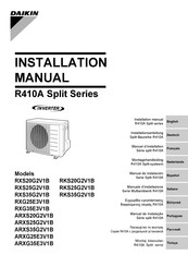 Daikin RKS20G2V1B Montagehandleiding