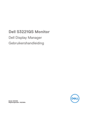 Dell S3221QS Gebruikershandleiding