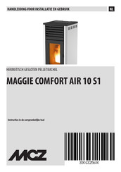 MCZ TEIA COMFORT AIR 10 S1 Handleiding Voor Installatie En Gebruik