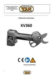 Volpi KV360 Gebruikershandleiding