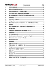 Powerplus POWE30030 Gebruiksaanwijzing