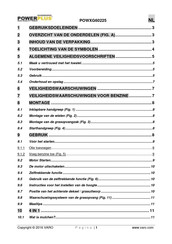 Powerplus POWXG60225 Gebruiksaanwijzing