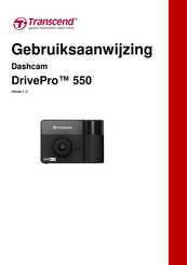 Transcend DrivePro 550 Gebruiksaanwijzing