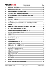 Powerplus POWE10060 Gebruiksaanwijzing