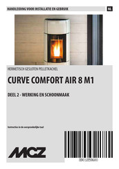 MCZ CURVE COMFORT AIR 8 M1 Handleiding Voor Installatie En Gebruik