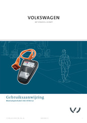 Volkswagen VAS 6558/12 Gebruiksaanwijzing