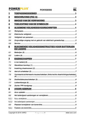 Powerplus POWX00593 Handleiding