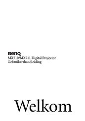 BenQ MX710 Gebruikershandleiding