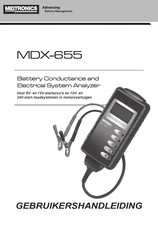 Midtronics MDX-655 Gebruikershandleiding