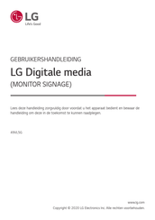 LG 49VL5G Gebruikershandleiding