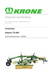 Krone TS 680 Originele Handleiding