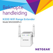 NETGEAR WN3000RPv3 Handleiding