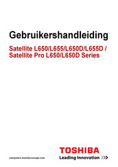 Toshiba Satellite L650 Series Gebruikershandleiding