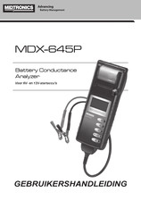 Midtronics MDX-645P Gebruikershandleiding