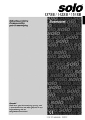 Solo 154SB Gebruiksaanwijzing