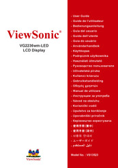 ViewSonic VG2236wm-LED Gebruikshandleiding