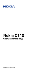 Nokia C110 Gebruikshandleiding