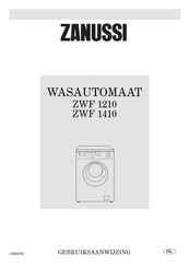 Zanussi ZWF 1410 Gebruiksaanwijzing