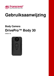 Transcend DrivePro Body 30 Gebruiksaanwijzing