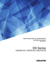 Christie DS Series Gebruiksaanwijzing