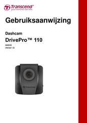 Transcend DrivePro 110 Gebruiksaanwijzing