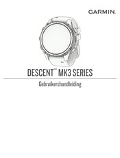 Garmin DESCENT MK3 Series Gebruikershandleiding