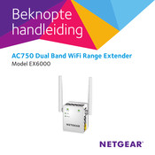NETGEAR AC750 Dual Band WiFi Range Extender Beknopte Handleiding