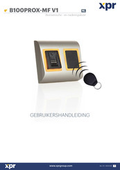 xpr B100PROX-MF V1 Gebruikershandleiding