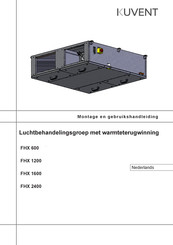 Kuvent FHX 2400 Montage- En Gebruikshandleiding