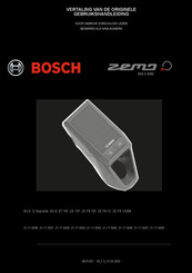 Bosch 21-17-3043 Gebruikershandleiding