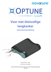 novocure Optune Lua TFT9200 Gebruikershandleiding