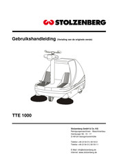 Stolzenberg TTE 1000 Gebruikershandleiding