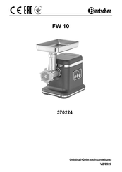 Bartscher 370224 Gebruiksaanwijzing