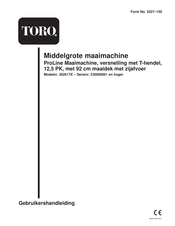 Toro ProLine 30261TE Gebruikershandleiding