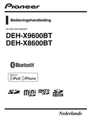 Pioneer DEH-X8600BT Bedieningshandleiding