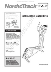 NordicTrack E 4.2 Gebruikershandleiding