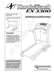 NordicTrack EX 3300 Gebruiksaanwijzing