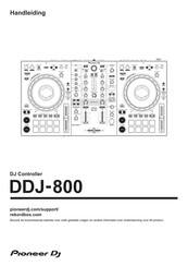 PIONEER DJ DDJ-800 Handleiding